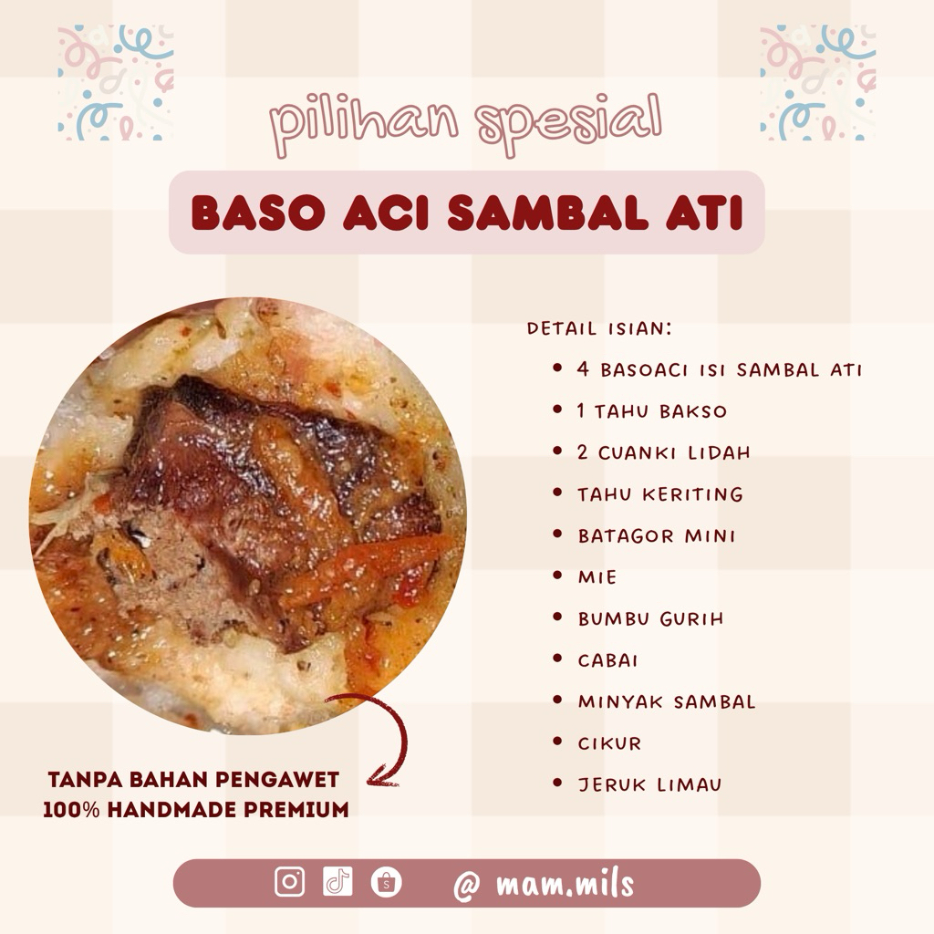 

Baso Aci Sambal Ati