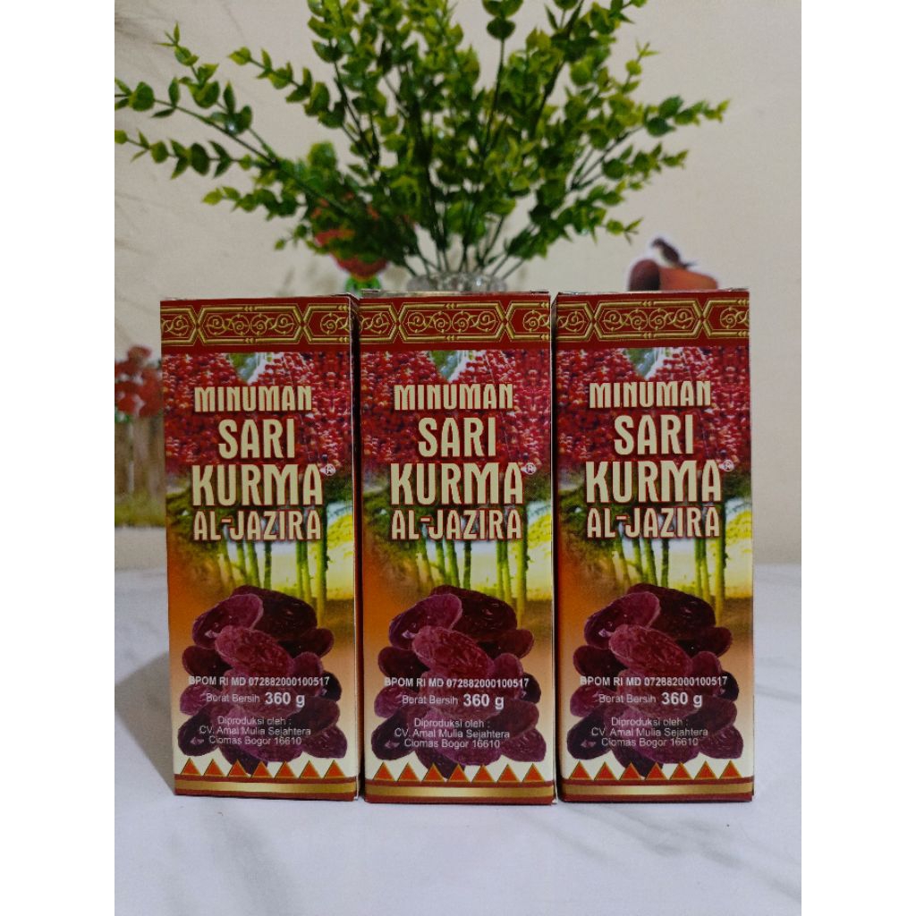 

Sari Kurma Al-Jazira (360gr x 3 pcs) Original