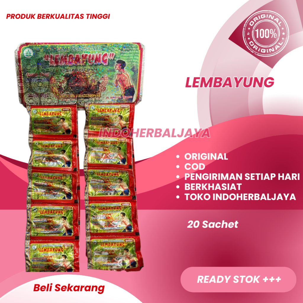 

KAPSUL LEMBAYUNG RENCENG 20 SACHET