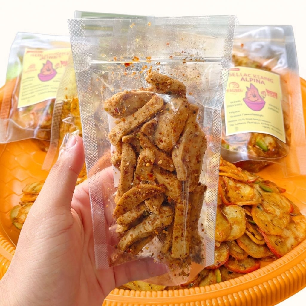 

Basreng Bumbu Kacang Pedas Gurih Krispy-Basreng Krius SIRAOS 100 Grm