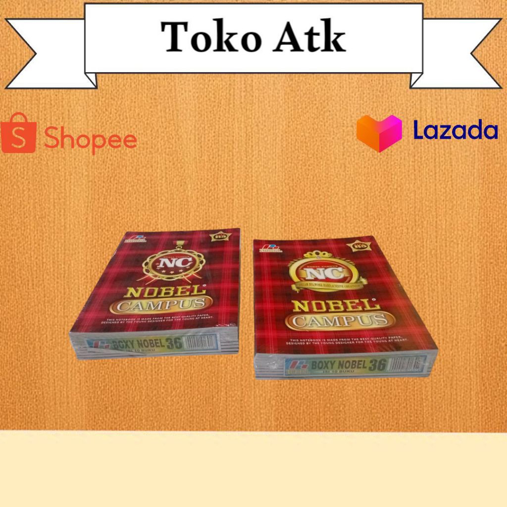 

1 pak buku tulis Campus Nobel 36 lembar panjang