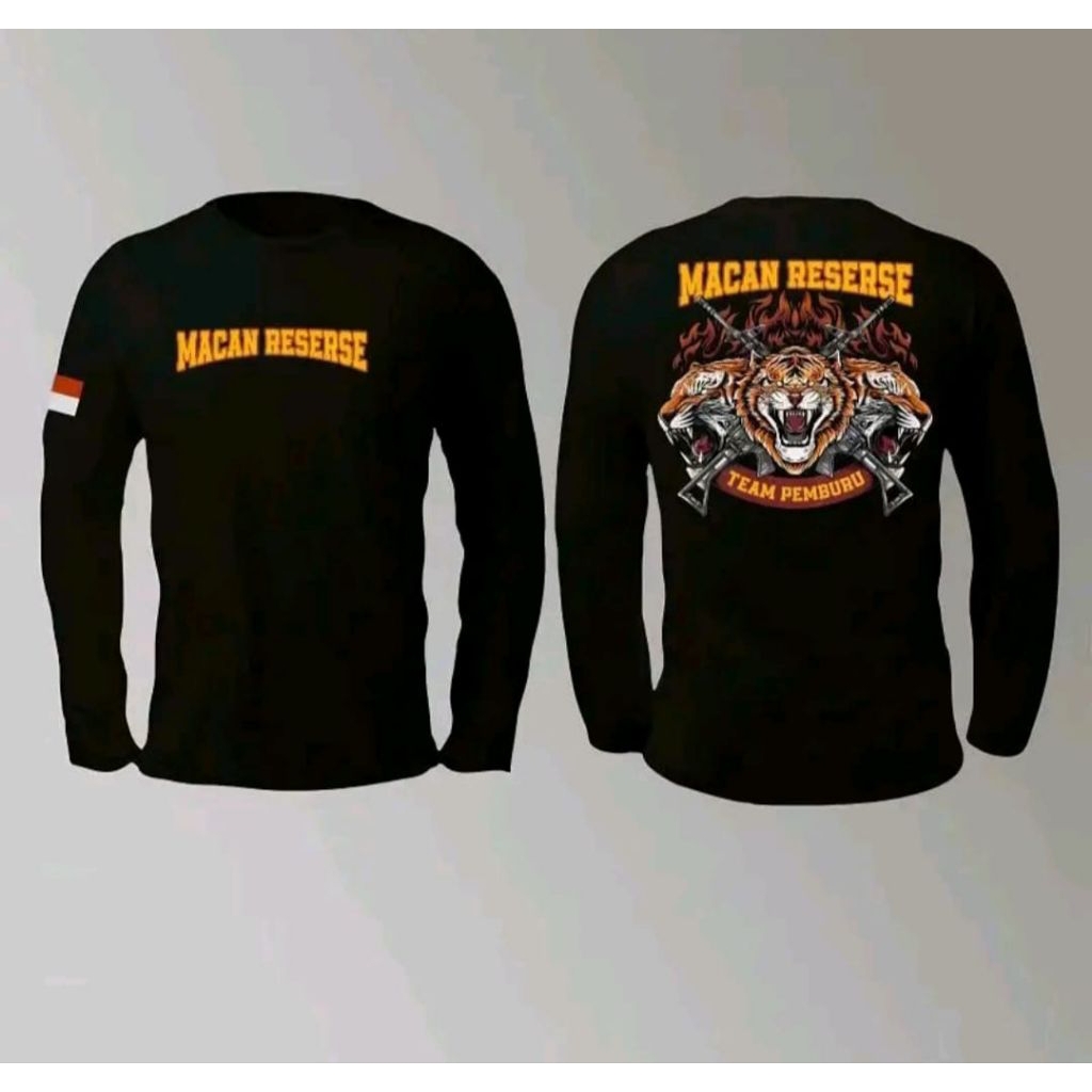 Kaos Lengan Panjang Macan Reserse