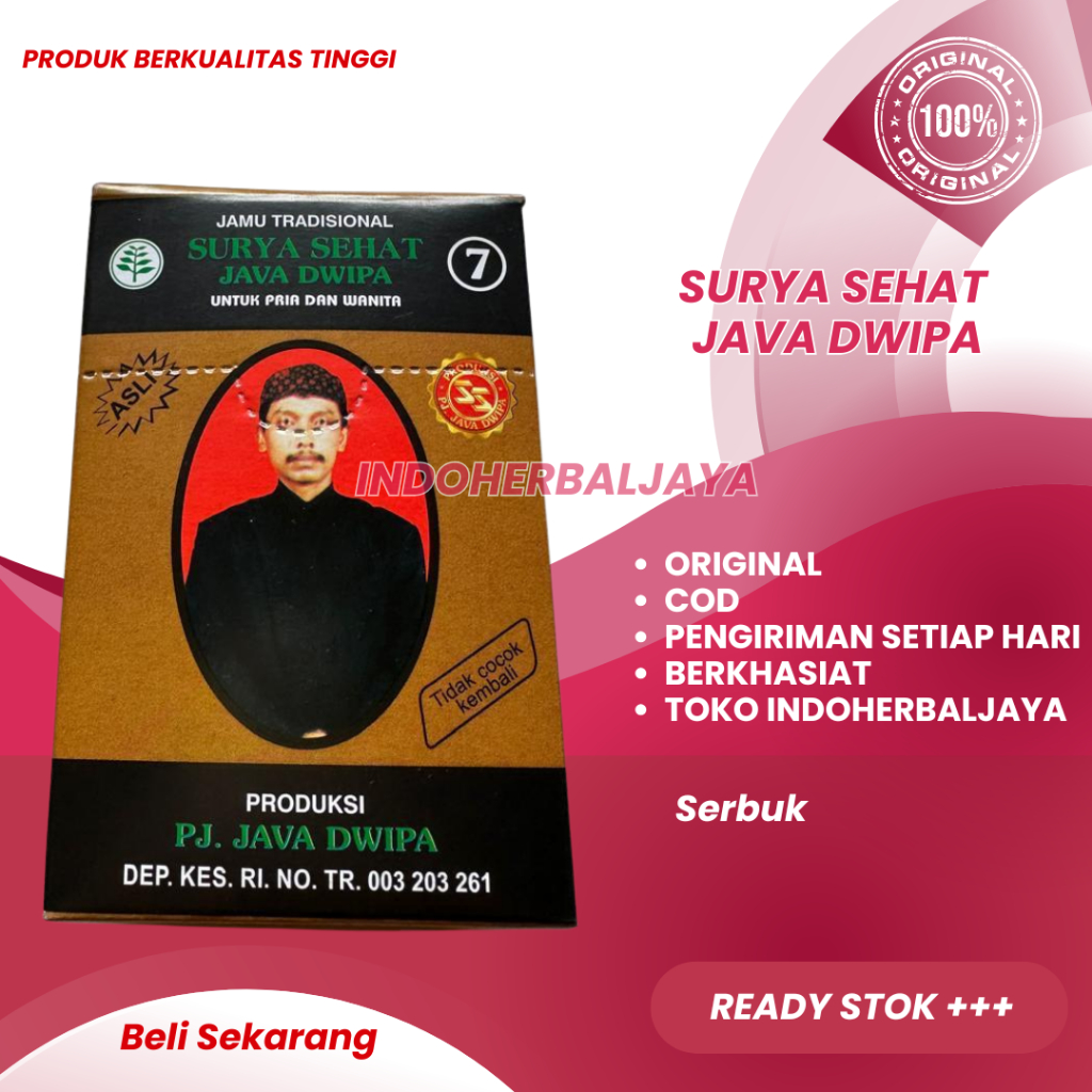 

Surya Sehat No.7 Java Dwipa Sesak Napas Original