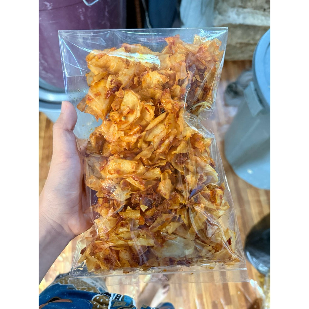 

kerupuk cabe merah bilis