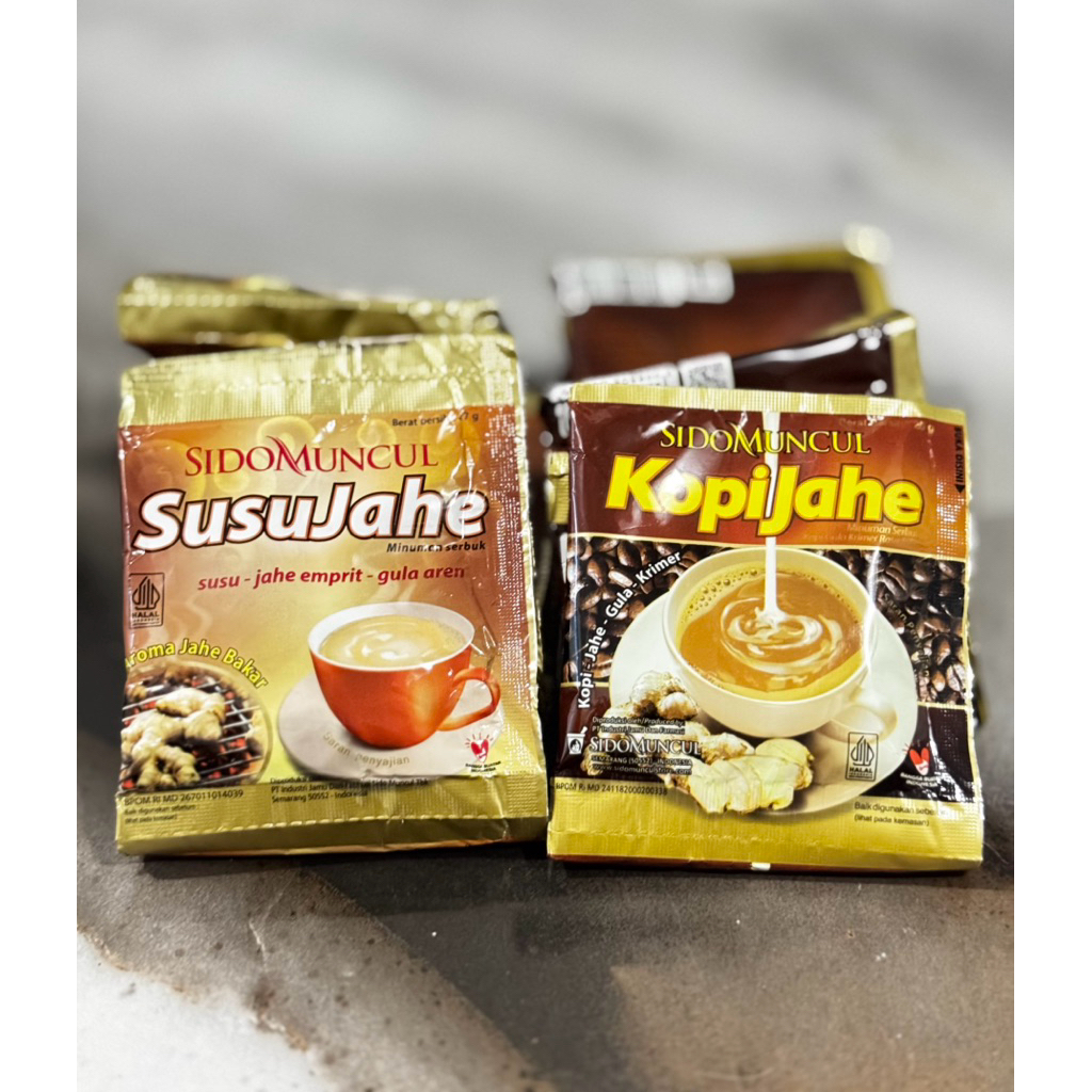 

Isi 5 Susu Jahe & Kopi Jahe Sidomuncul isi 5 sachet Minuman Jahe