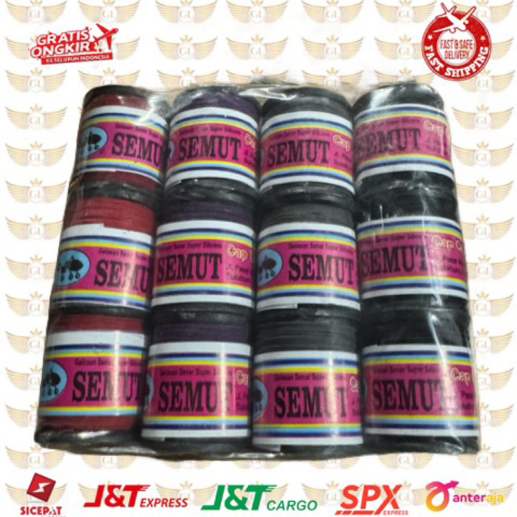 Gelasan Senar Unyil Cap Cangklong / Cap Semut / Kualitas No 1  [ 12 Klos ]