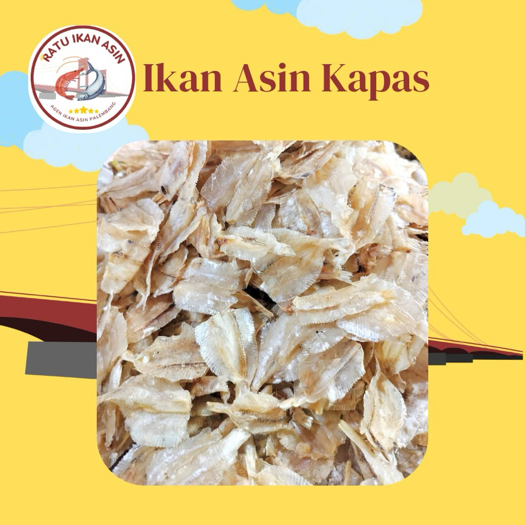 

Ikan Asin Kipas/Kapas Tawar/Pakang Tawar/kalapan Tawar Kualitas Super Dan Premium
