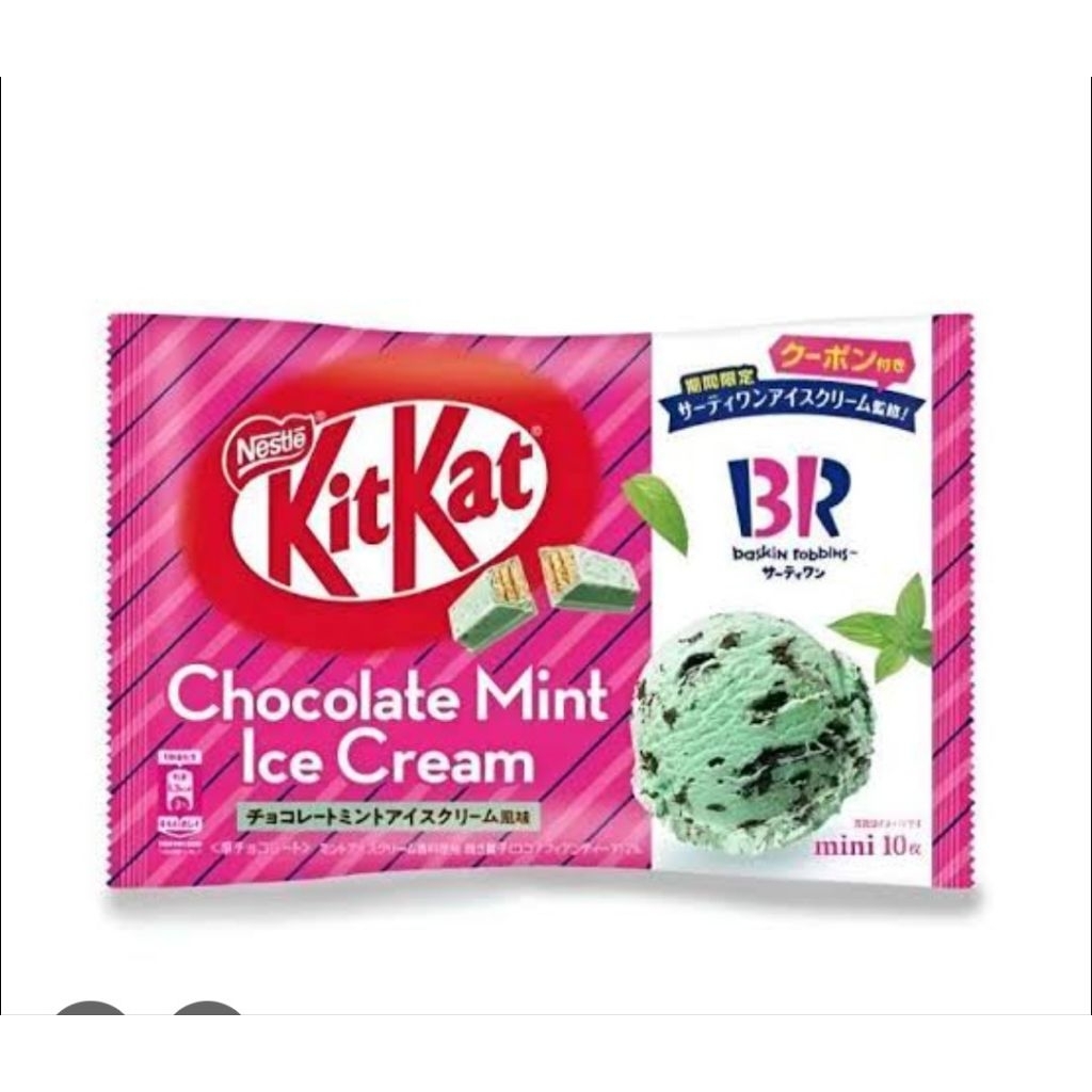 

KIT KAT BASKIN ROBBINS MINT JAPAN KITKAT CHOCO MINT