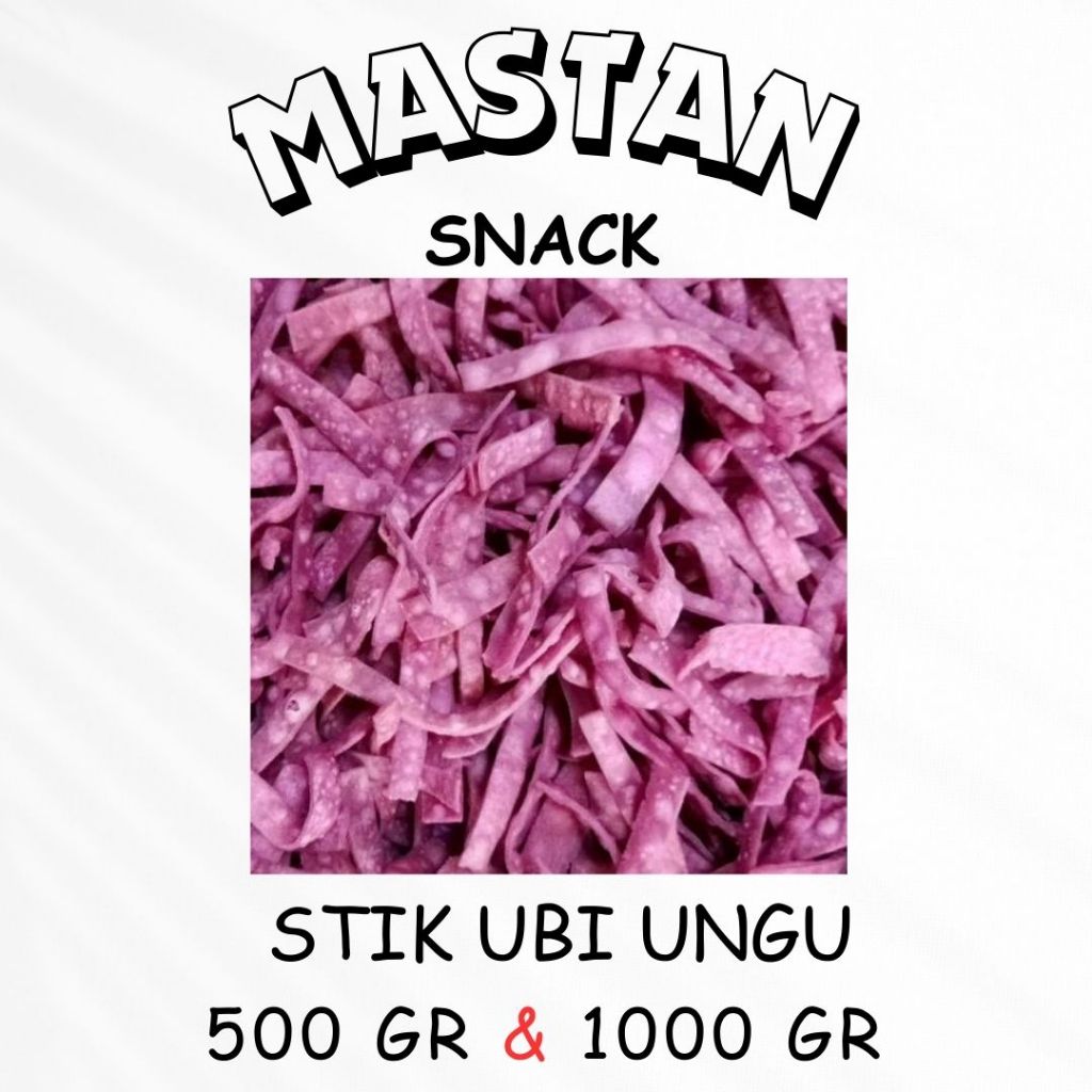 

[500gr & 1kg] Stik Ubi Jalar Unggu Stick Singkong Ungu