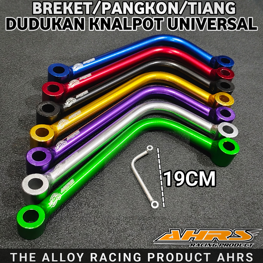 BRACKET BRAKET PANGKON KNALPOT FULL BESI VARIASI MODEL L ORIGINAL AHRS RACING UNIVERSAL KNALPOT VARI