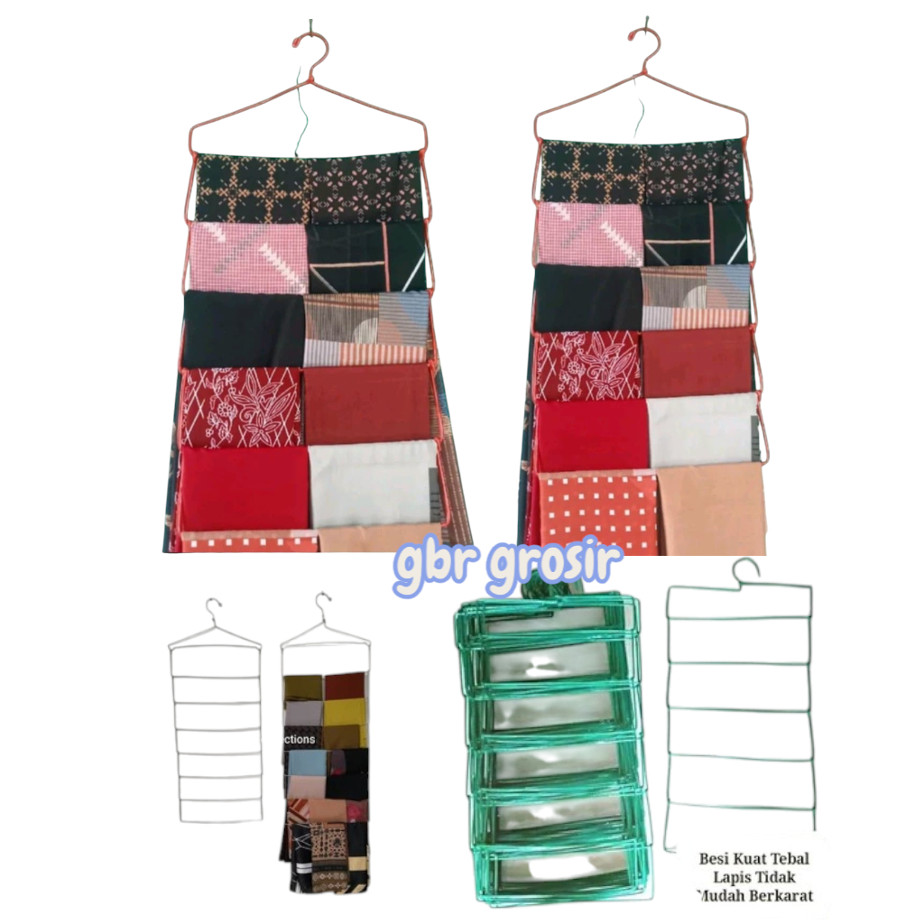 HANGER JIlbab ISI 1 KAWAT GANTUNGAN HIJAB