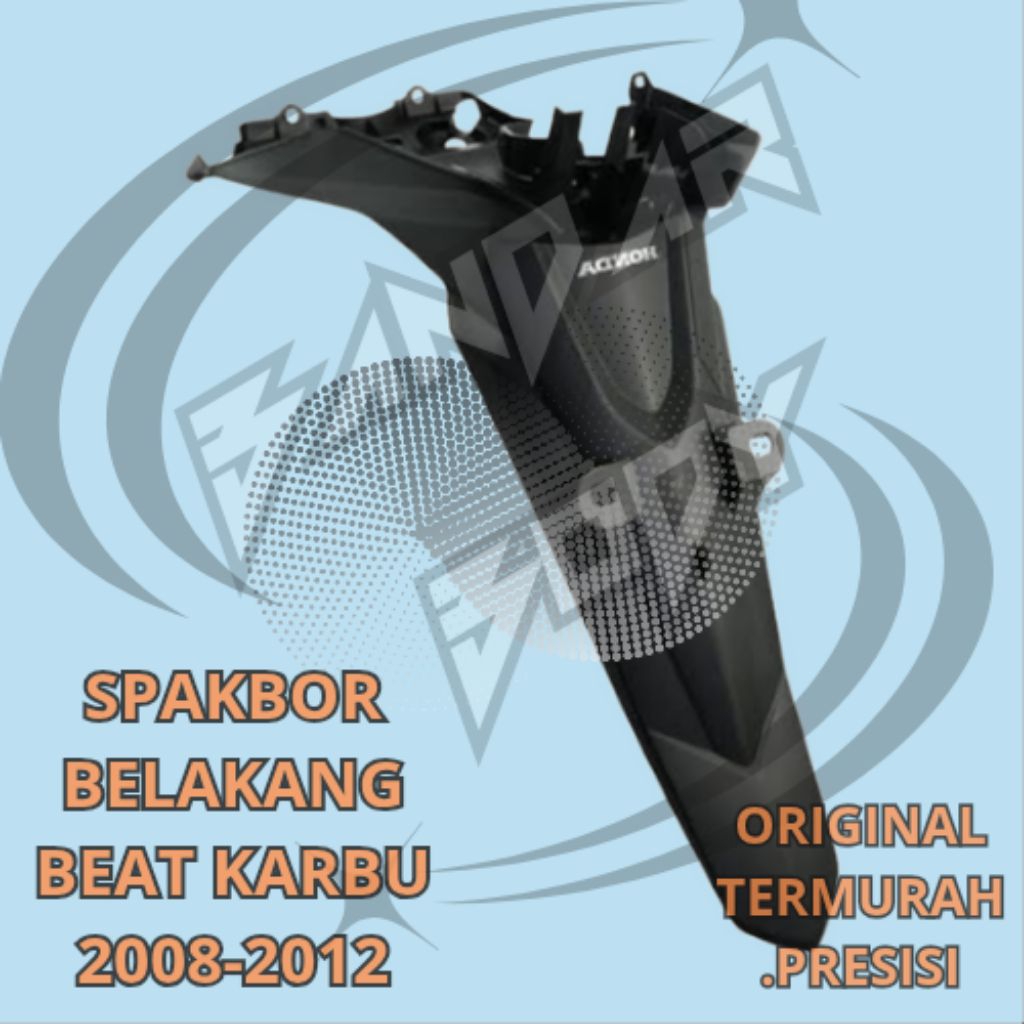 Body Motor Spakbor Belakang Beat Karbu Tahun 2008-2012-Spakbor Belakang Beat Karbu Original Termurah