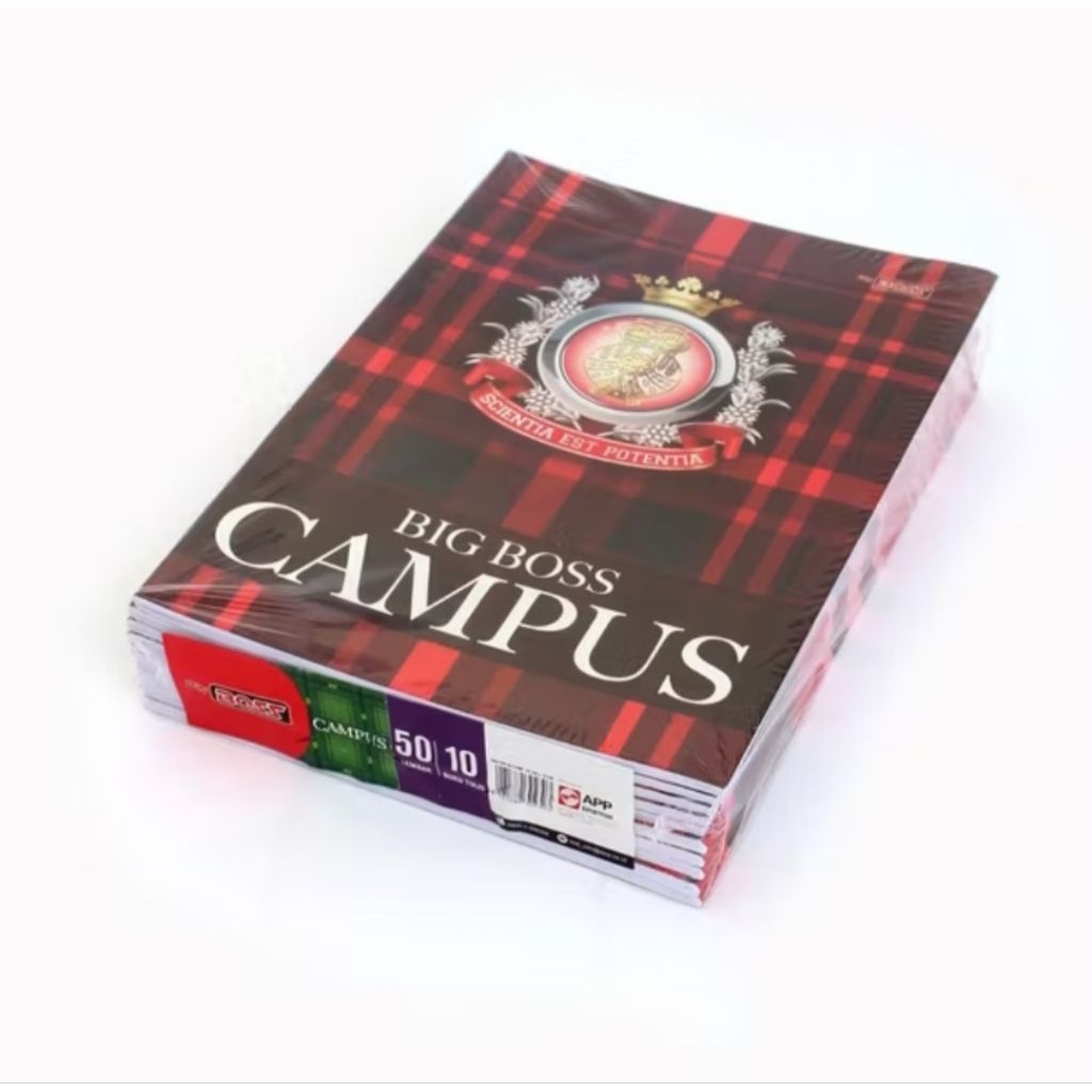 

BIG BOSS CAMPUS 50 LEMBAR ISI 10 PCS - BUKU TULIS MURAH