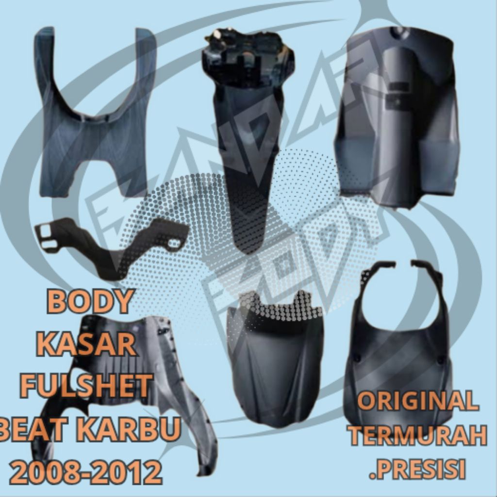 Body Fulshet Kasar Motor Beat Karbu Tahun 2008-2012- Body Kasar Fulshet Beat Karbu Original Termurah