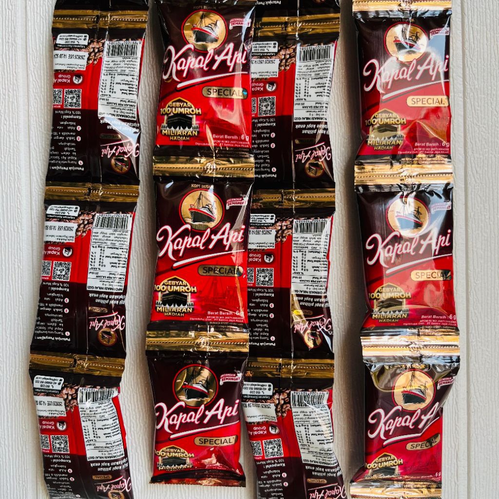 

Paket 5 Renteng Kapal Api Mini 6 gram/5 Renteng/55 bks.