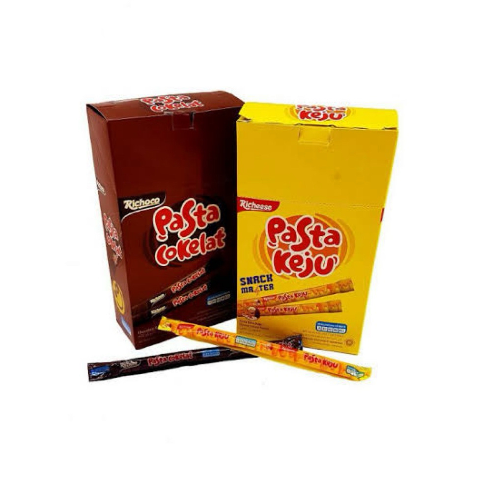 

Pasta Keju Richeese / Pasta Cokelat Richoco Box isi 30 pcs @8gr