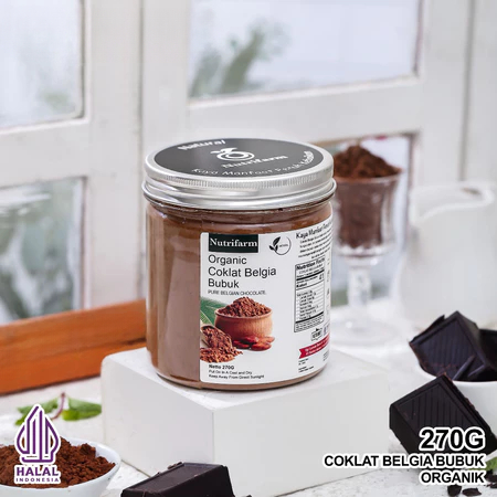 

Dark Chocolate Powder Drink Premium Bubuk Coklat Asli No Sugar 270gr