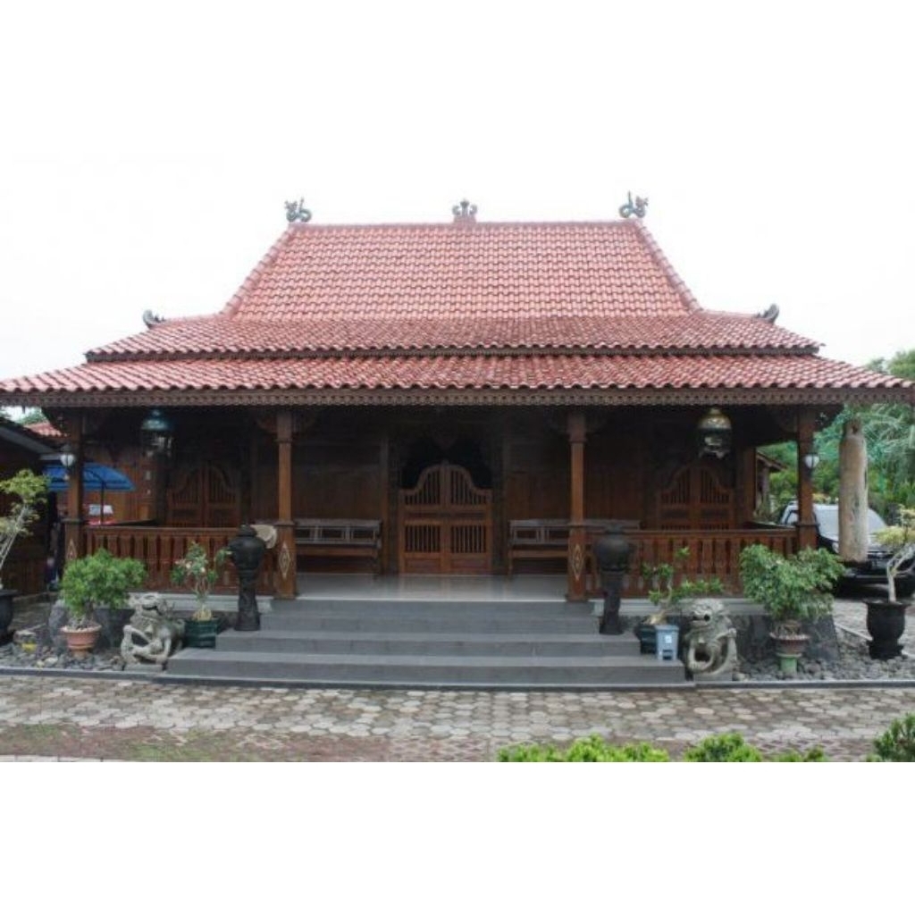 Rumah joglo ukir kayu jati/Rumah joglo jati