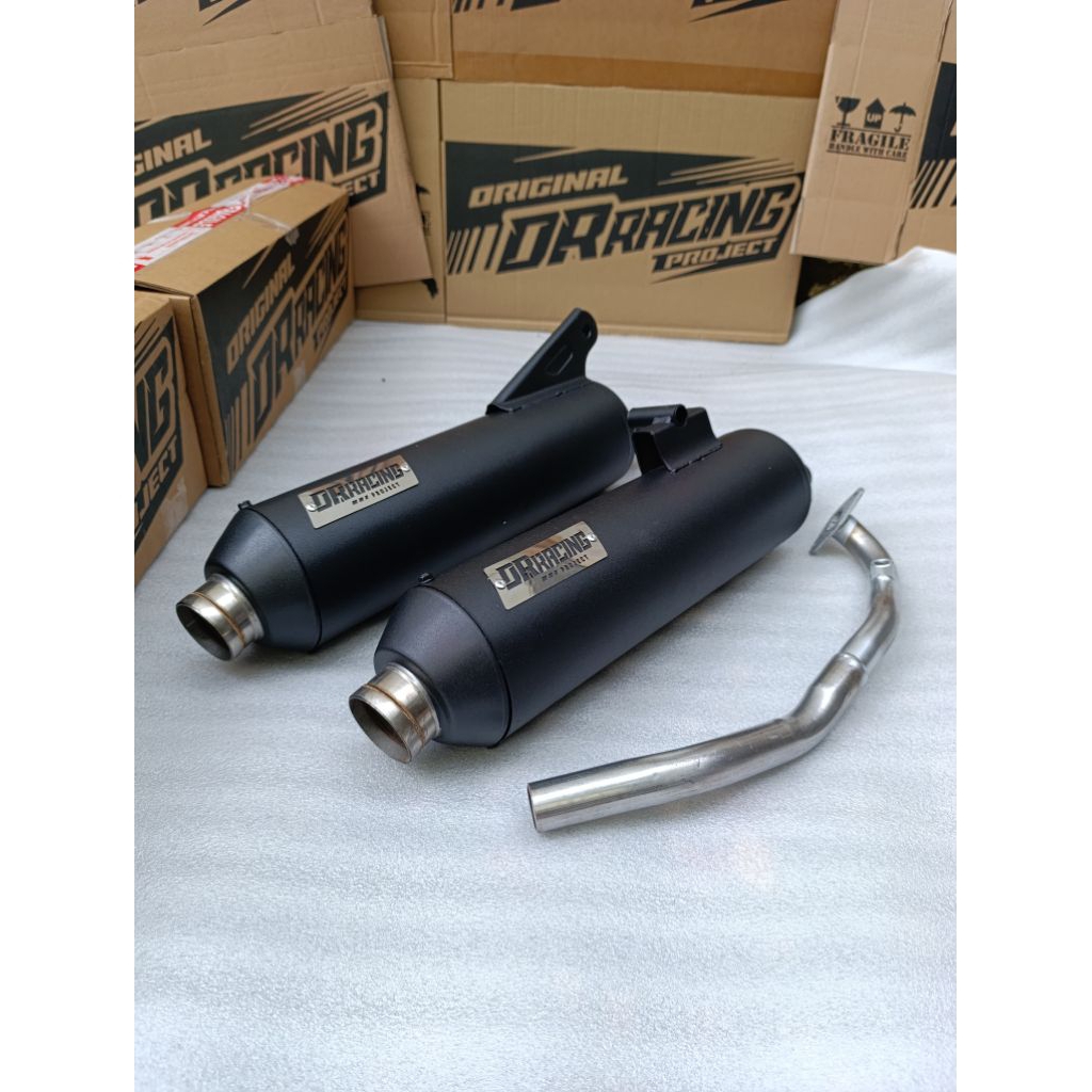 Denting Mas Terang Knalpot Original Dr Racing Project Bor Boran Sarbor Beat Scoopy Vario Mio Pcx