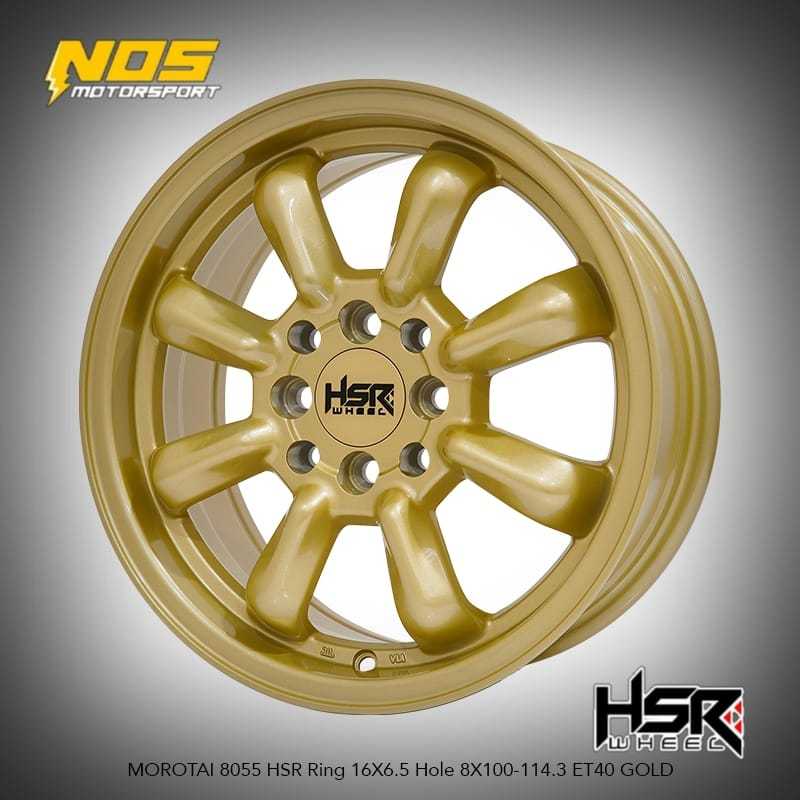 VELG MOBIL RING 16 LEBAR 6.5 | PELEK MOBIL XENIA/YARIS/BRIO DLL HSR MOROTAI R16X6.5 GOLD