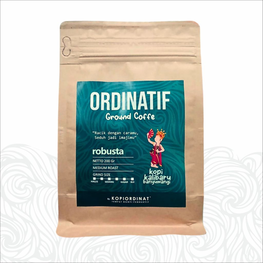 

Forcysn Kopi Bubuk Ordinatif - Kopi Robusta Kali Banyuwangi 200 Gr