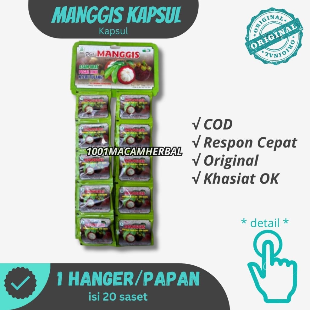 Kapsul Manggis Asam Urat Original