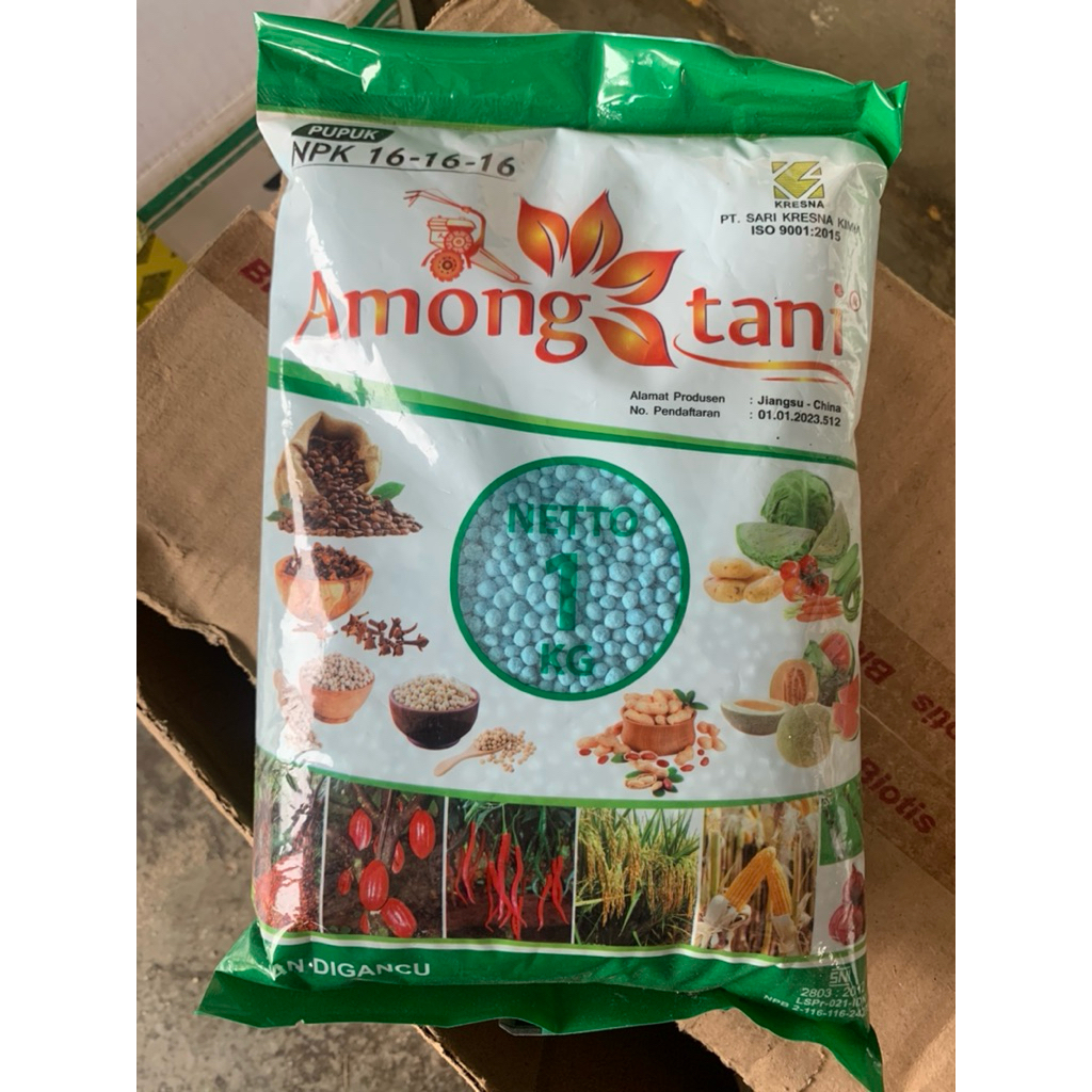 pupuk AMONG TANI 16-16-16 kemasan 1kg