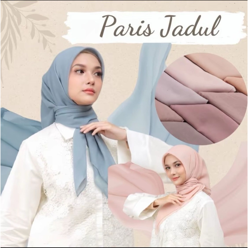 PARIS JADUL VARISHA/PARIS JADUL SEGI EMPAT VARISHA/jilbab segi empat