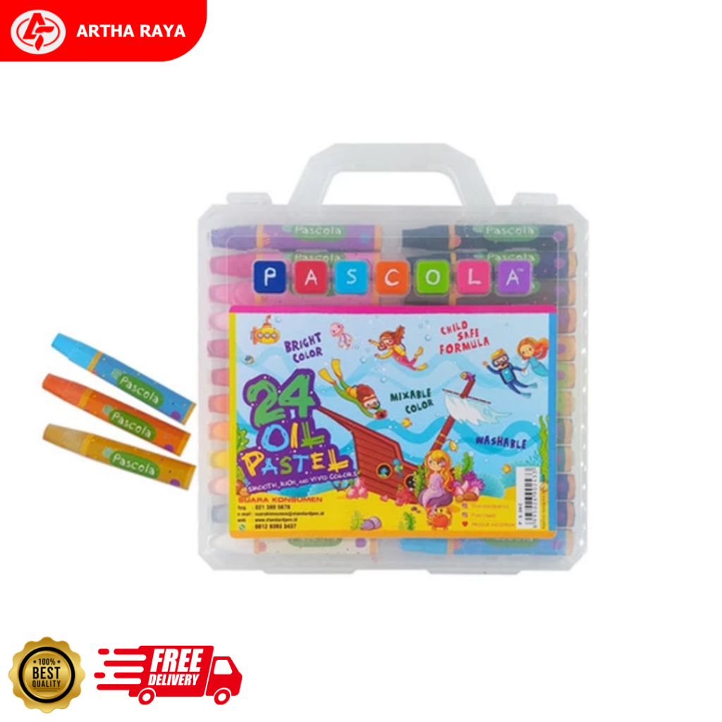 

Crayon Pascola Oil Pastel 24 Warna