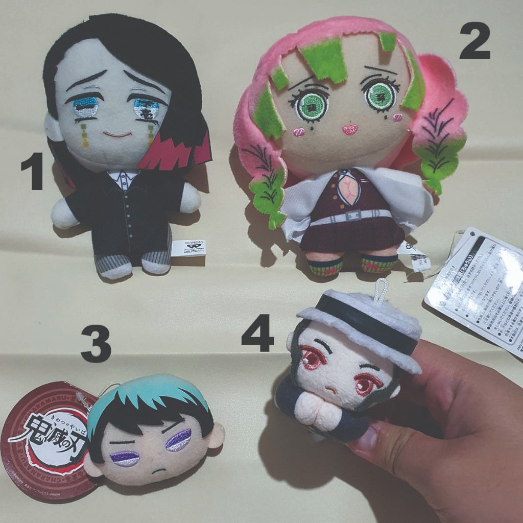 Boneka Kimetsu No yaiba Pilihan Original Demon Slayer Ganci Plush Mitsuri Muzan Enmu Original