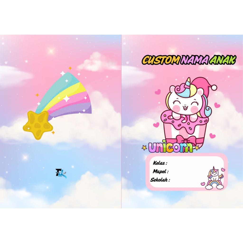 

Sampul buku kecil ukuran 14 x 21 cm,ketabalan 150gsm