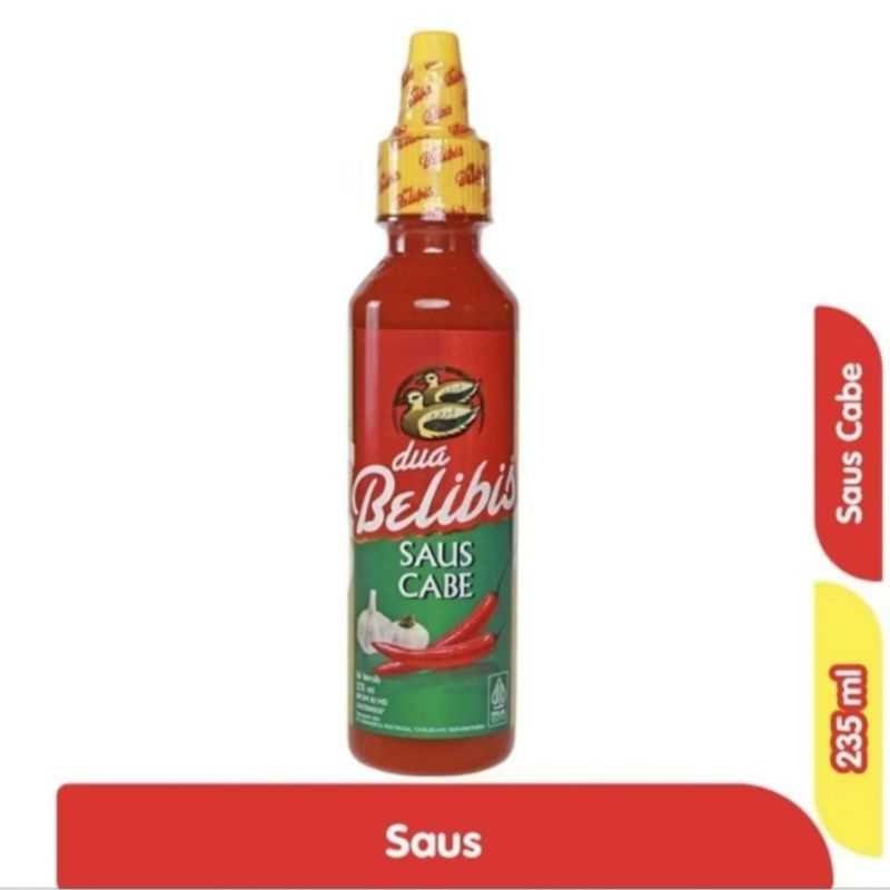 

[oddsolshop] pekanbaru/Dua Belibis Saus Cabe 235ml Hot Spicy Sauce Botol Travel