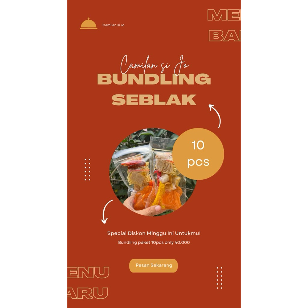

PROMO paket isi 10 bungkus Seblak instan pedas makanan hot