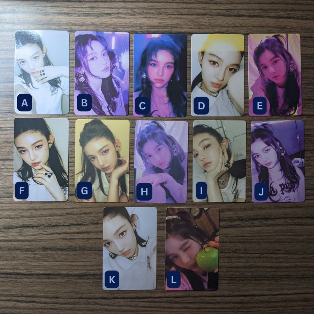 newjeans photocard Danielle get up album weverse ver