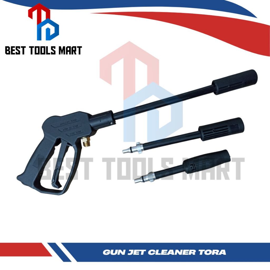 TORA Pistol Jet Cleaner 150 Bar 3 In 1 - Pressure Washer Gun / TORA Gun Jet Cleaner 3 In 1 Double Bl