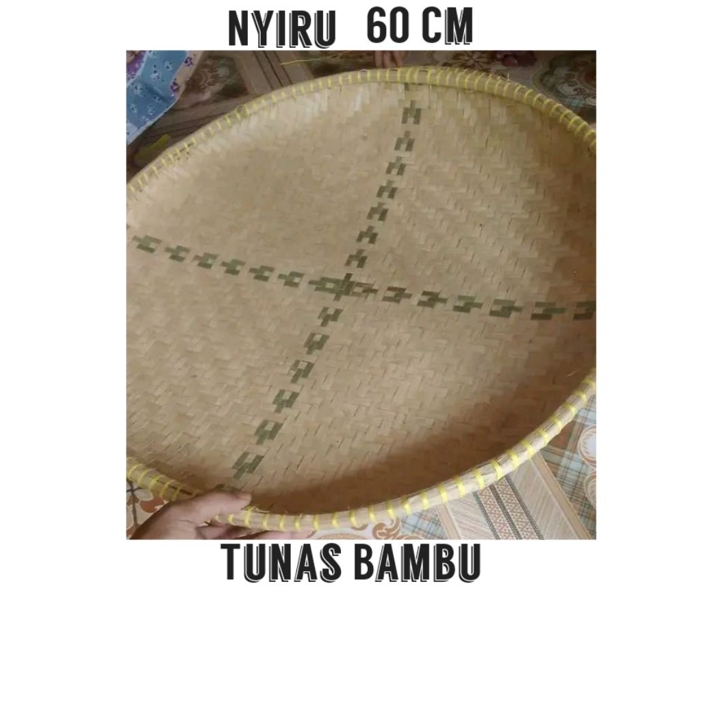 Nyiru Bambu Besar 60 Cm Tampah Anyaman Bambu Murah Grosir