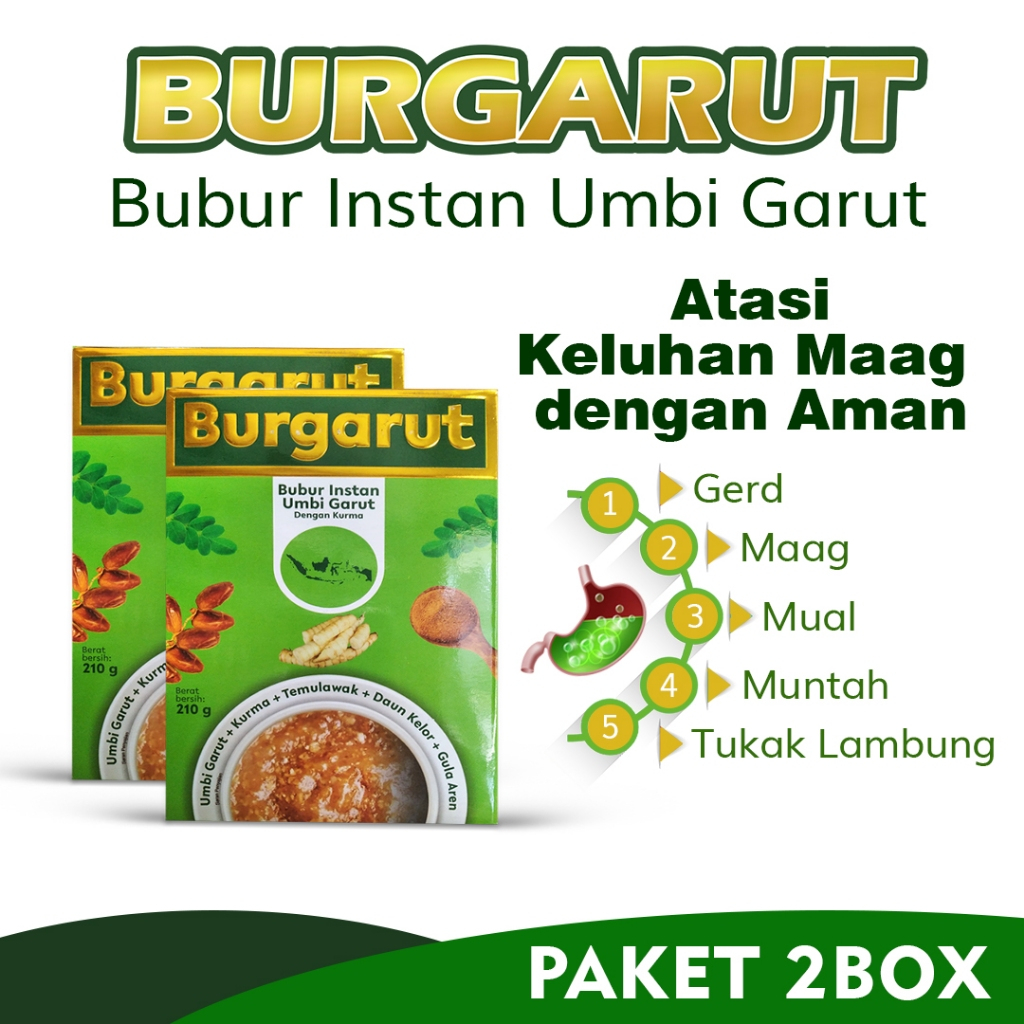 

BURGARUT Bubur Umbi Garut PAKET 2 BOX