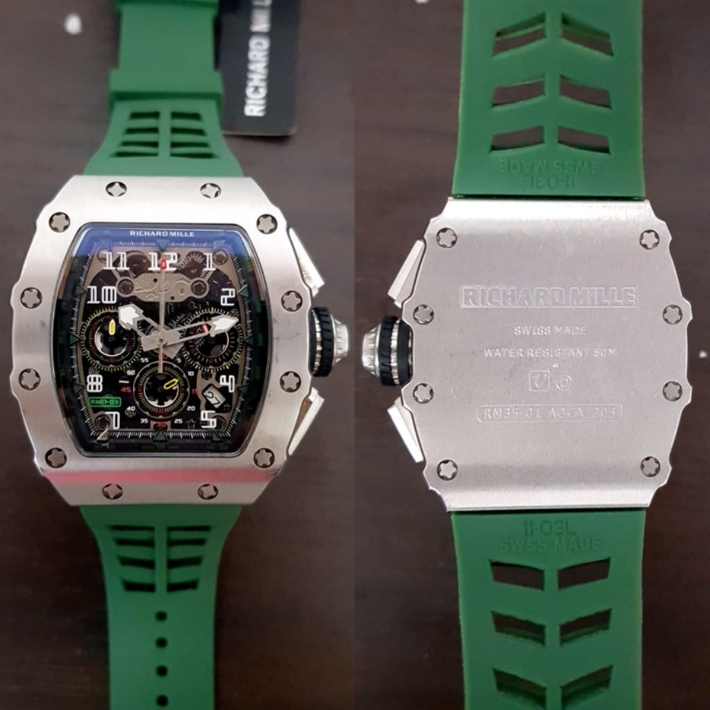 BARU Jam 35/01 AOCA/203 Rubber Quartz RM