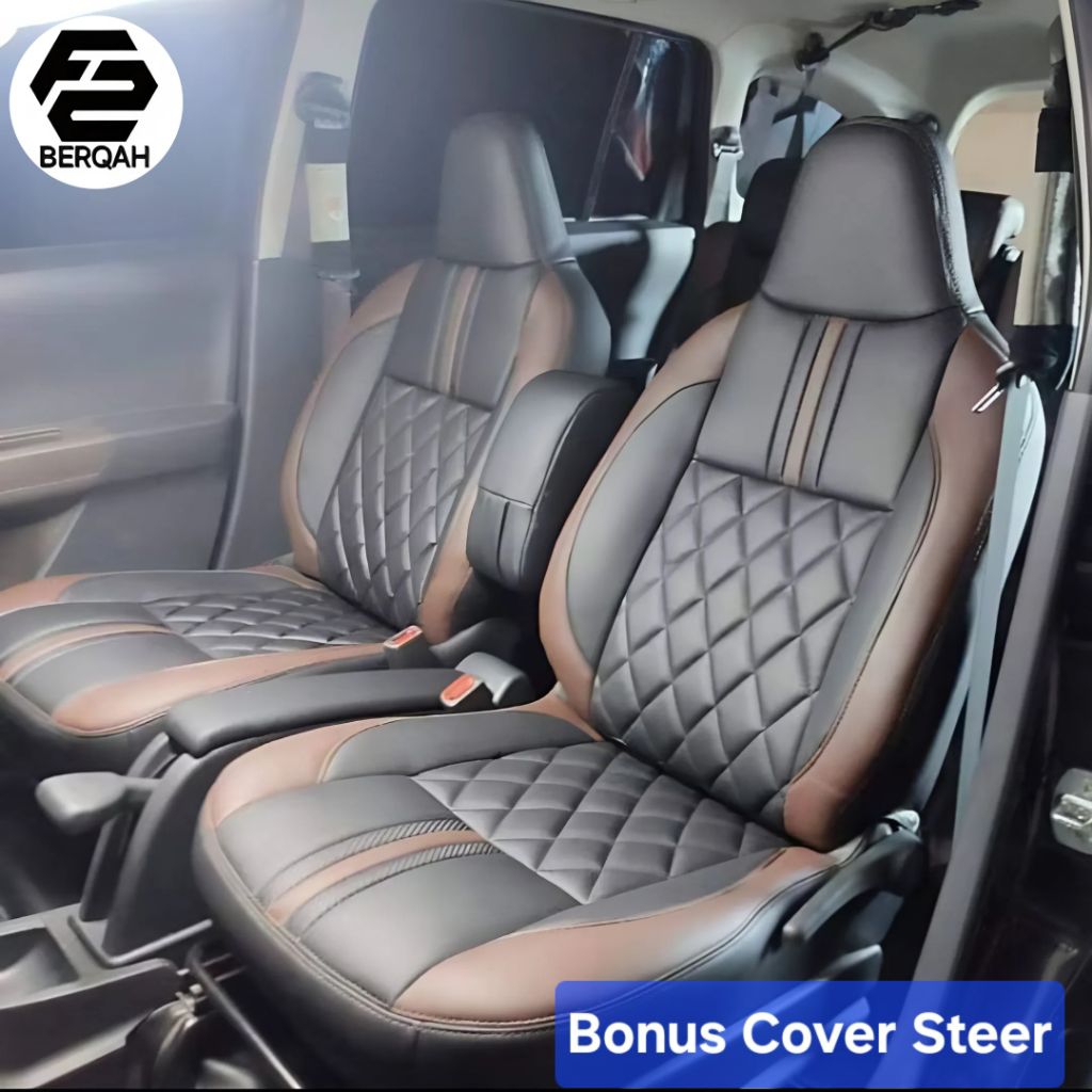 Sarung Jok Mobil Cover Jok Mobil Sigra Calya Avanza Xenia Ertiga jok mobil 3 Baris Full Set