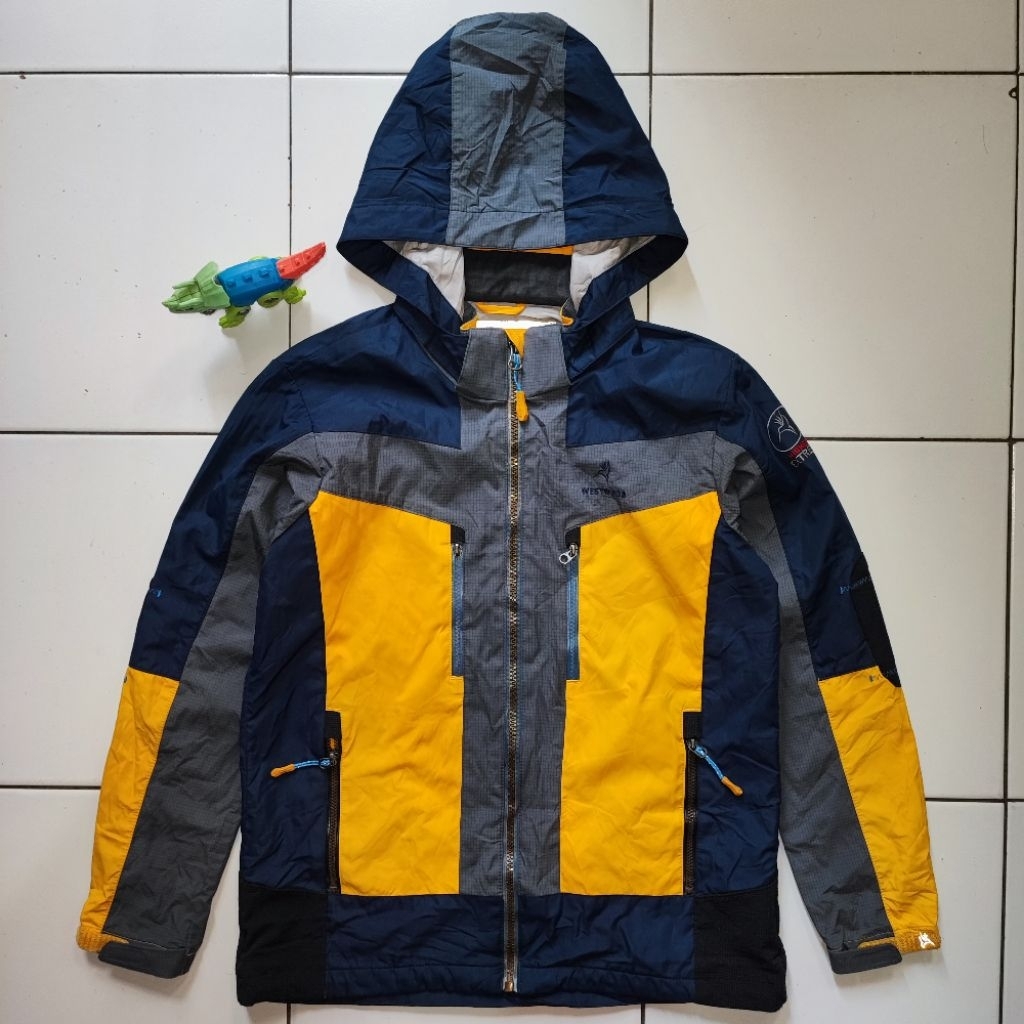 Jaket Outdoor Anak WESTWOOD Blocktech Colorblock Original 100% Second Second Preloved Gunung Camping