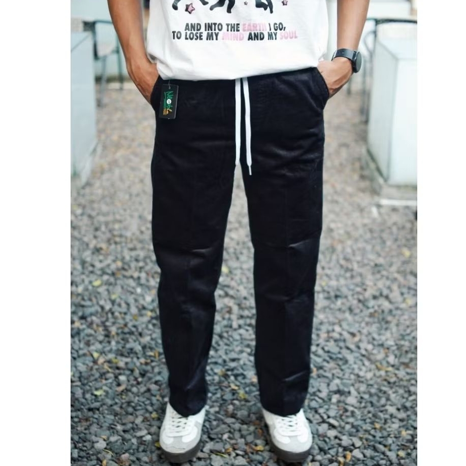 Celana Panjang Corduroy Pria Baggy Pants Cowok Longpant