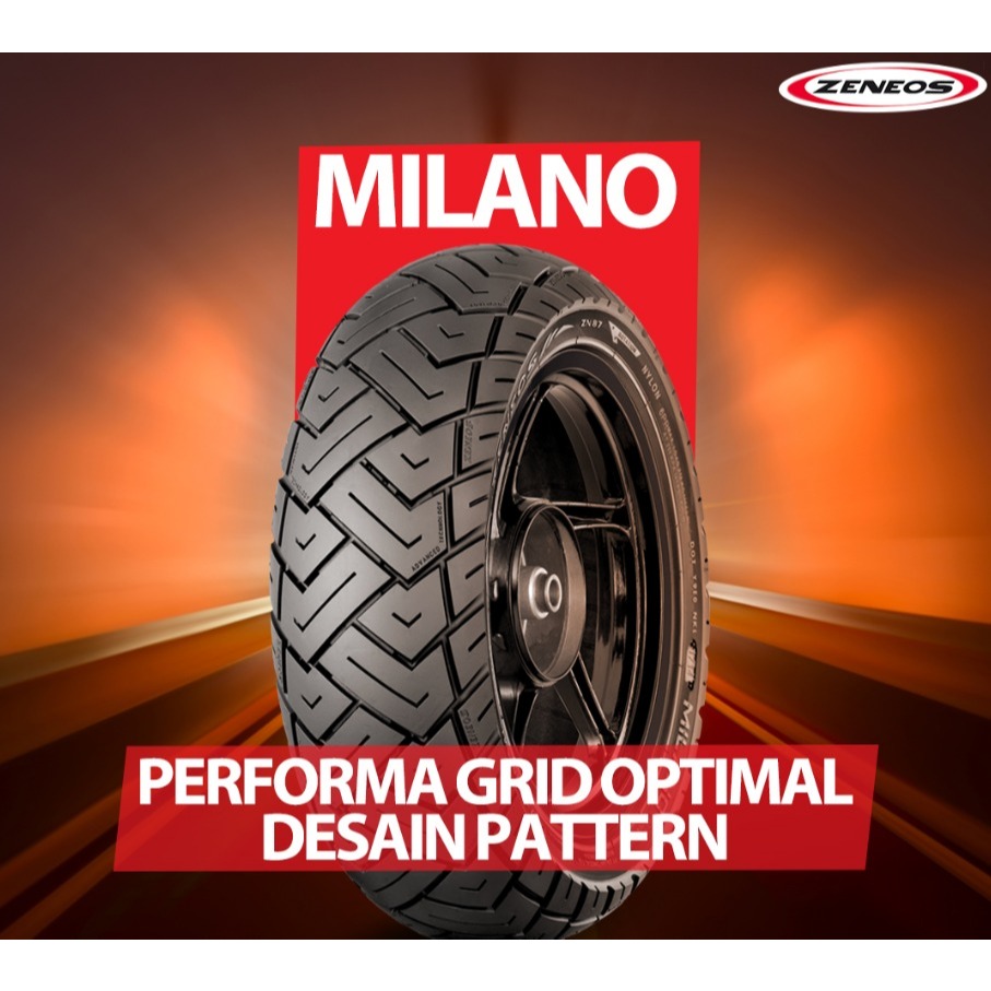 [READY COD] BAN ZENEOS 110/70-13, 120/70-13, 130/70-13, 140/70-13, 150/70-13 MILANO, Tubeless Ban Mo