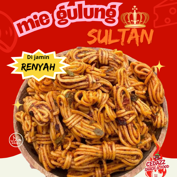 

CEDAZ SNACK - MIE GULUNG / MIE GULUNG RATUNGEMIL12 500 GRAM