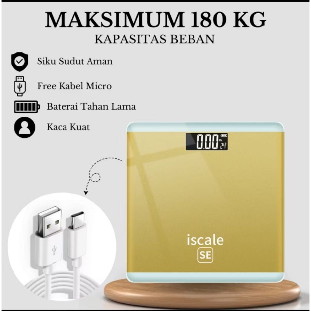 TIMBANGAN DIGITAL BADAN iscale