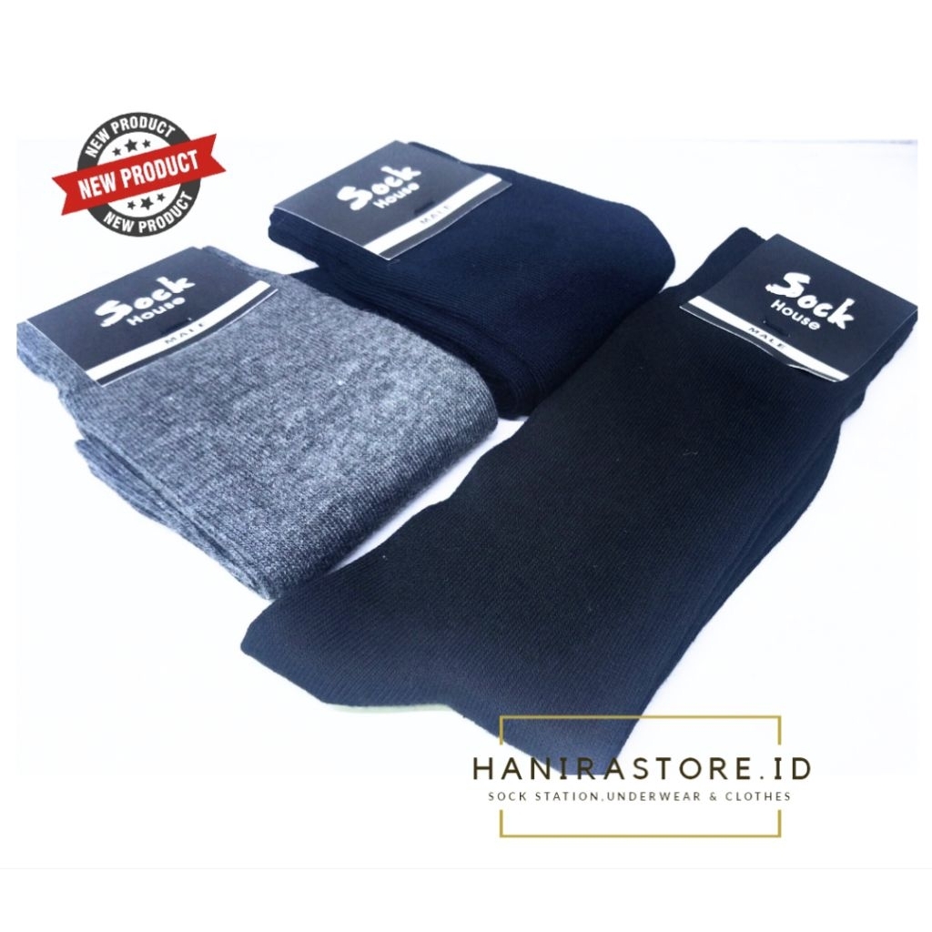 Sock House - Mundo Brands - Kaos Kaki Kerja Pria - Panjang Sebetis