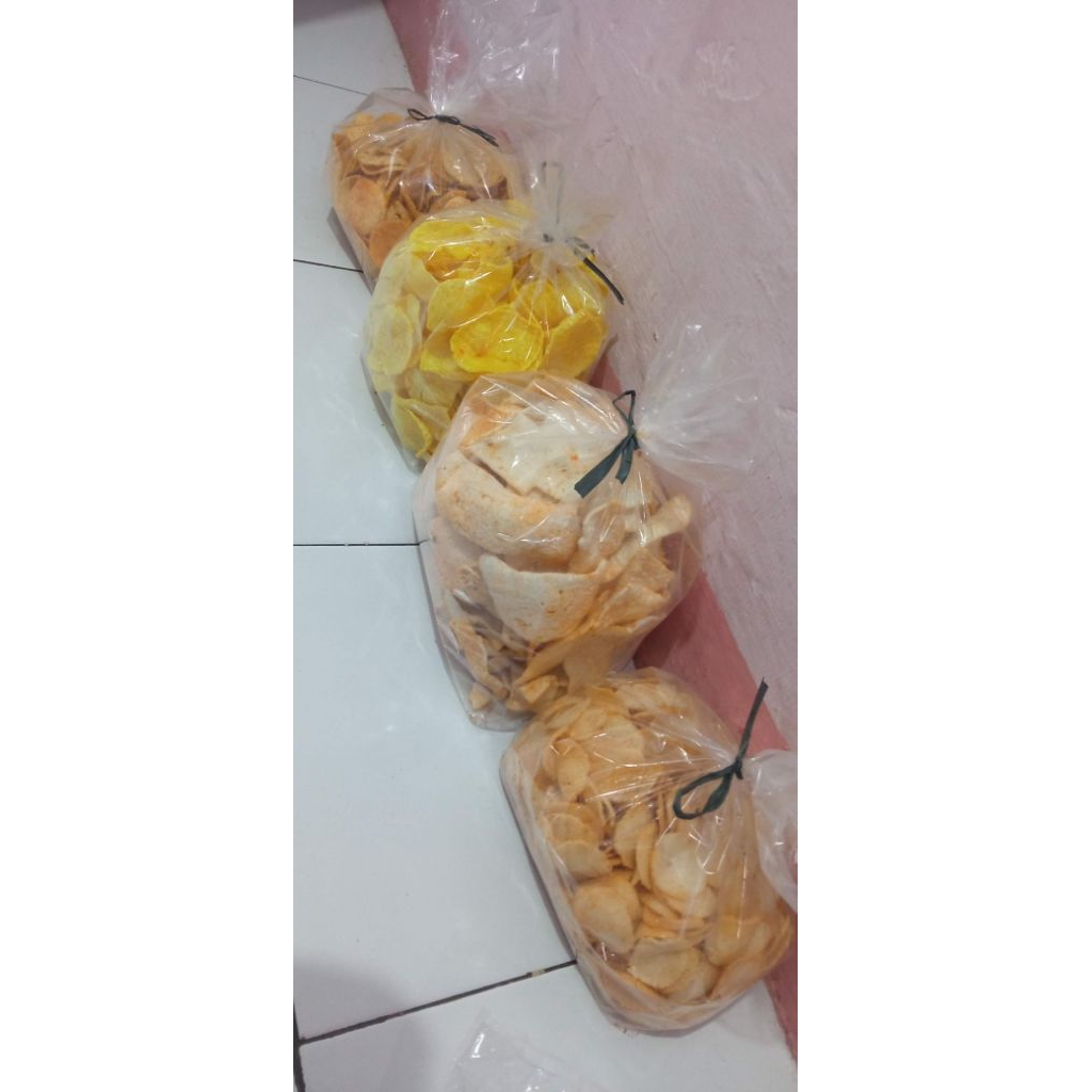 

Paket BUNDLING isi 4 jenis krupuk BERAT 200gr