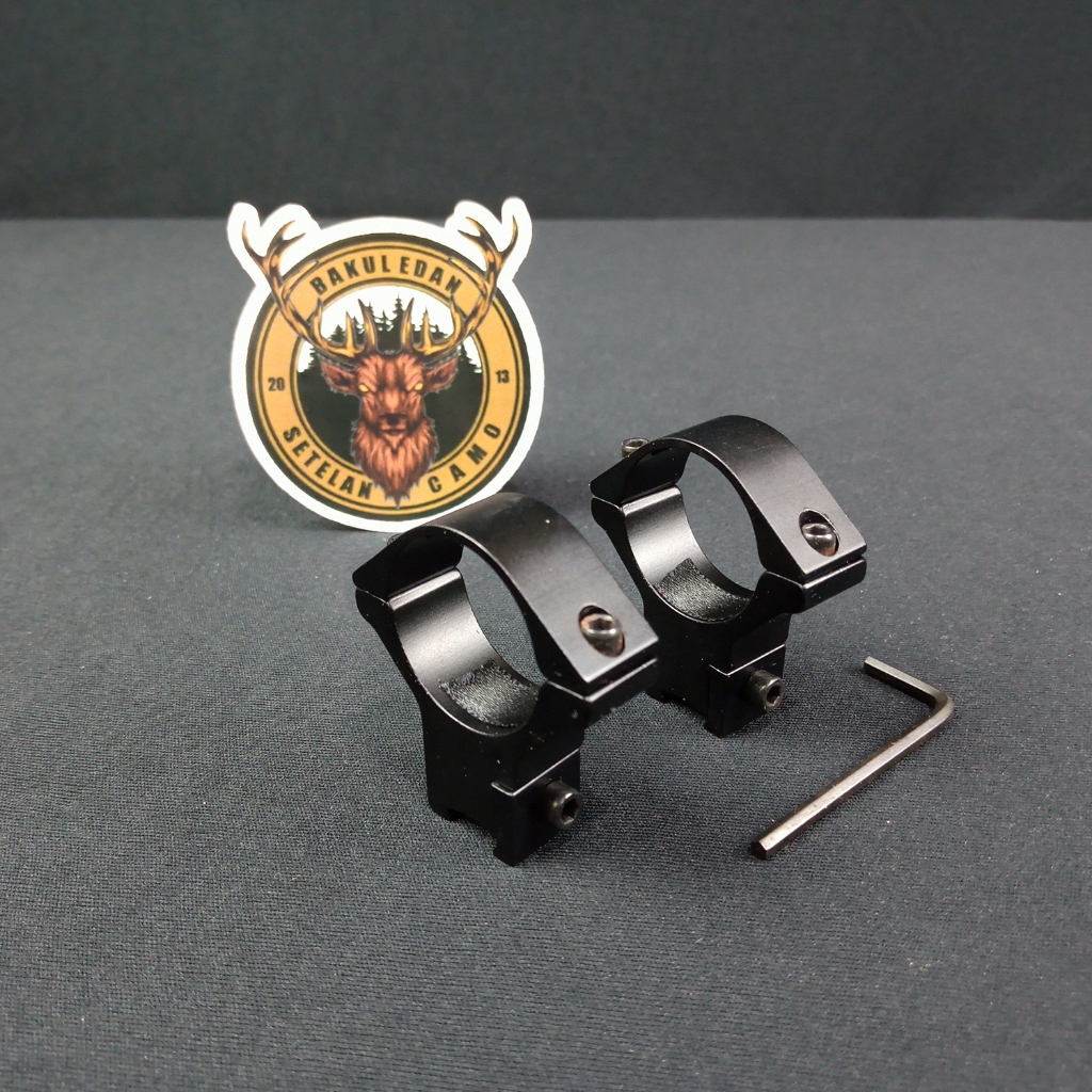 MOUNTING SINGLE BAUT OD30 REL 11 PENDEK / MONTING TELESKOP OD30 REL 11 (SC2500)