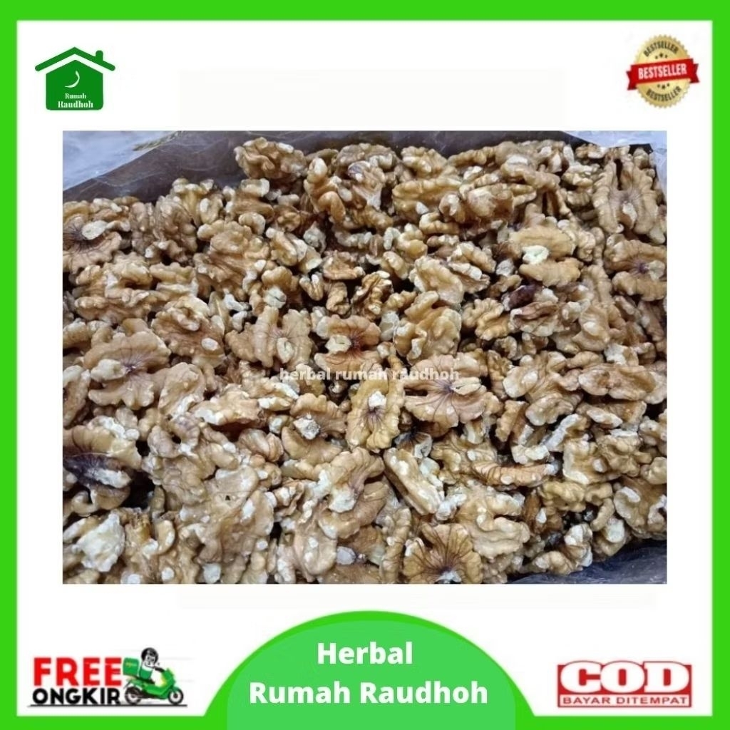 

WALNUT ROASTED 100 GRAM - KACANG WALNUT PANGGANG PREMIUM