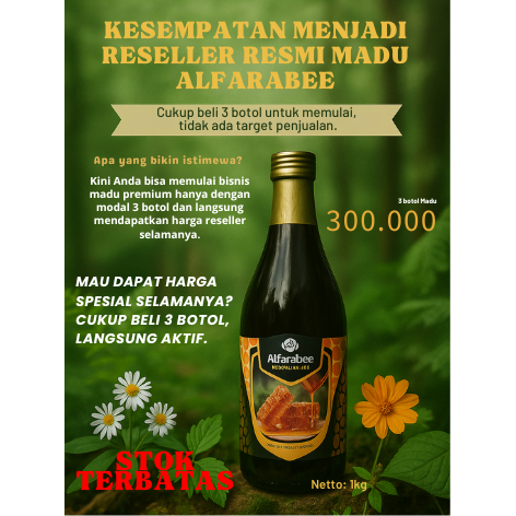 

Paket Reseller - Madu Hutan Alfarabee