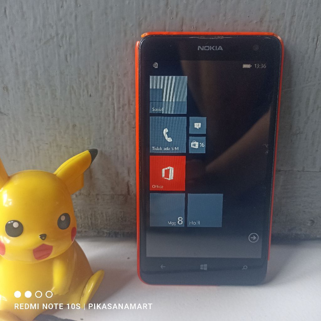 [HP MINUS] NOKIA LUMIA 625H Windows Phone (Untuk Bahan Servis)